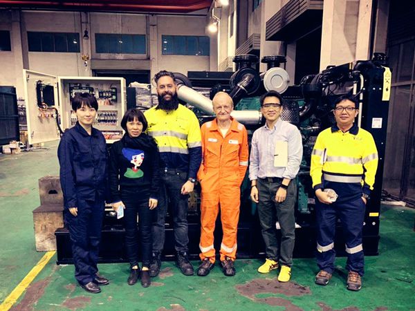 Groupe électrogène Perkins de 300 kVA pour un client en Australie