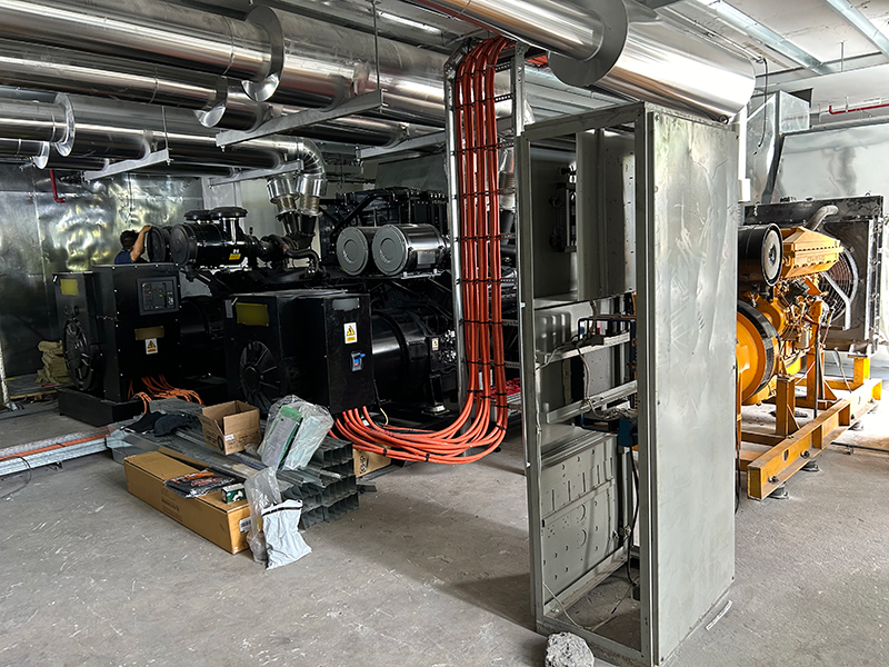 Groupes électrogènes de 1375 kVA et 1100 kVA pour un hôpital en Asie du Sud-Est