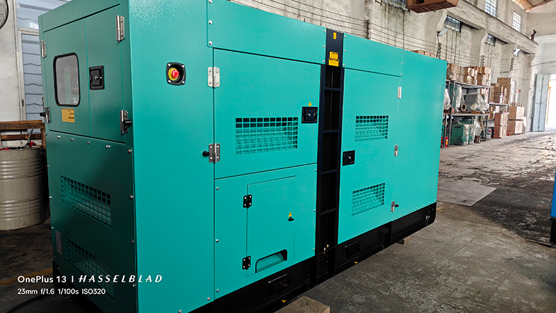 Groupe électrogène silencieux de secours de 275 kVA pour une usine en Afrique