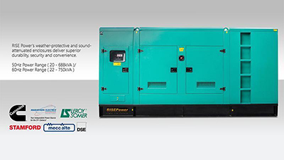 Groupe électrogène industriel insonorisé 20 - 750kVA