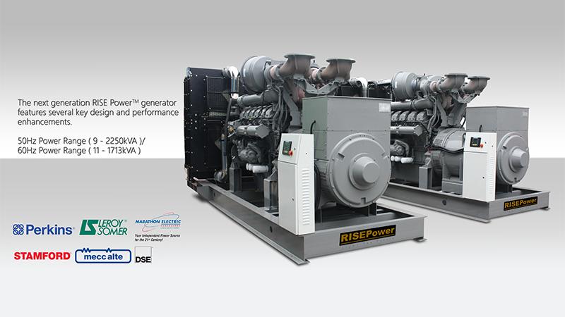 Groupe électrogène diesel Industriel - propulsé par moteur diesel Perkins 7-1800 KW