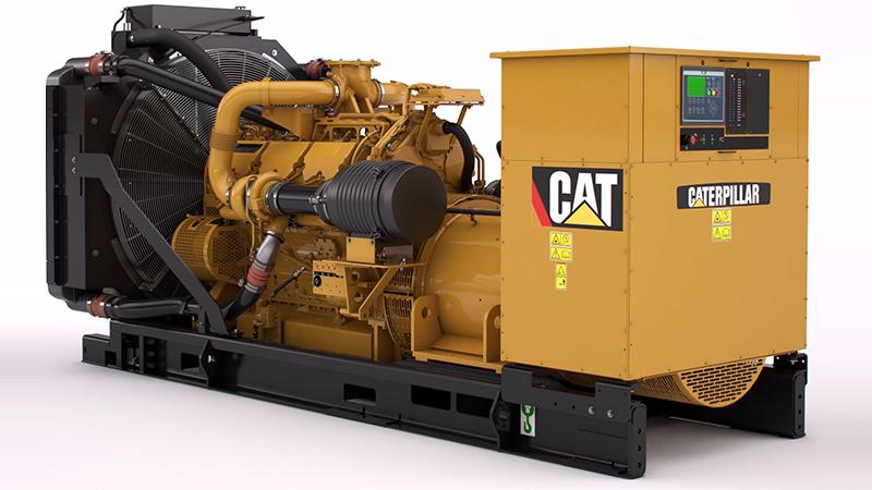 Groupe électrogène Caterpillar - propulsé par moteur diesel Caterpillar 160 - 200kW