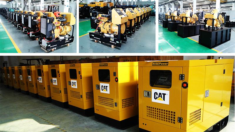 Groupe électrogène Caterpillar - propulsé par moteur diesel Caterpillar 160 - 200kW