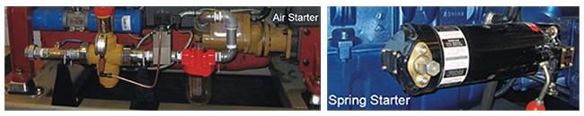 Comparison of Démarreur - à ressort and Air Starter